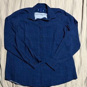 Apt. 9 Men's Navy Casual Button Down Shirt